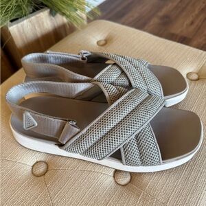 UGG Mesh Platform Slingback Sandals